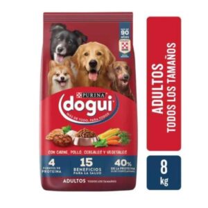 ALIMENTO PARA PERROS ADULTOS DOGUI CARNE Y POLLO 8 KG