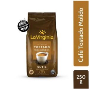 CAFE TOSTADO LA VIRGINIA SUTIL MOLIDO 250 G