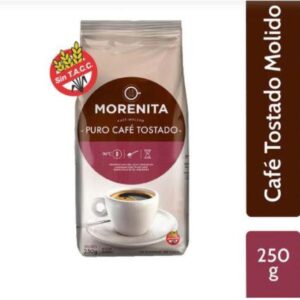 CAFE TOSTADO MORENITA MOLIDO X 250 G