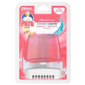 CANASTA LIQUIDA PARA INODORO PATO PURIFIC FULL FLORAL 50 ML