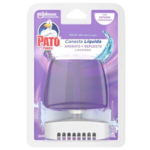 CANASTA LIQUIDA PARA INODORO PATO PURIFIC FULL LAVANDA 50 ML