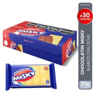 CHOCOLATE BLANCO MISKI 30 X 25 G