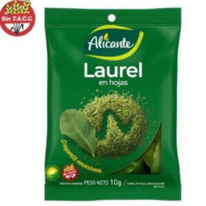 CONDIMENTO LAUREL EN HOJAS ALICANTE 10 GR