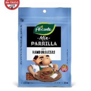 CONDIMENTO MIX PARRILLA ALICANTE PARA HAMBUERGUESAS 25 GR
