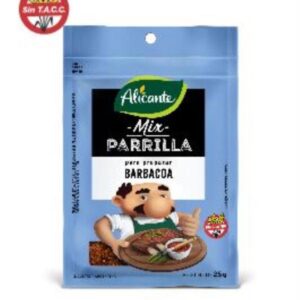 CONDIMENTO MIX PARRILLA ALICANTE PARA PREPARAR BARBACOA 25 GR