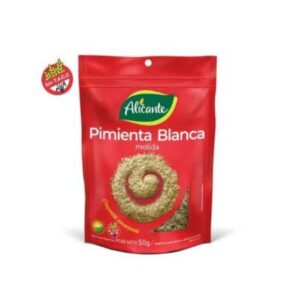 CONDIMENTO PIMIENTA BLANCA MOLIDA ALICANTE 50 GR