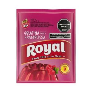 GELATINA ROYAL SABOR A FRAMBUESA 25 GR