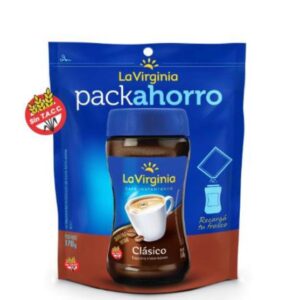 CAFE INSTANTANEO LA VIRGINIA CLASICO PACK AHORRO 170 GR