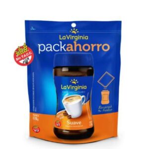 CAFE INSTANTANEO LA VIRGINIA SUAVE PACK AHORRO 170 GR