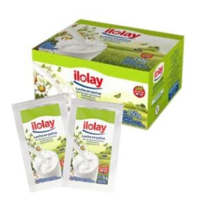 LECHE EN POLVO DESCREMADA ILOLAY 30 SOBRES 5 GR