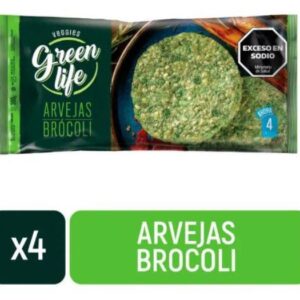 MEDALLÓN GREEN LIFE ARVEJAS & BROCOLI 4 UN