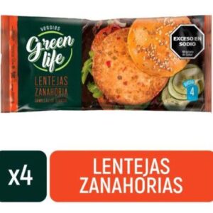 MEDALLÓN GREEN LIFE LENTEJA & ZANAHORIA 4 UN