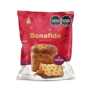 PAN DULCE BONAFIDE CON FRUTAS 400 GR