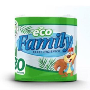 PAPEL HIGIENICO ECO FAMILY 30 MTS