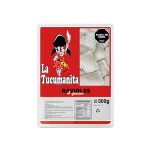 RAVIOLES LA TUCUMANITA 4 QUESOS ATM 500 GR