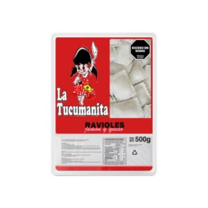 RAVIOLES LA TUCUMANITA JAMON Y QUESO ATM 500 GR