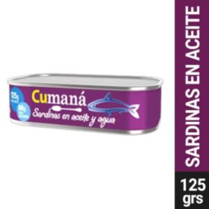 SARDINAS CUMANA EN ACEITE 125 GR