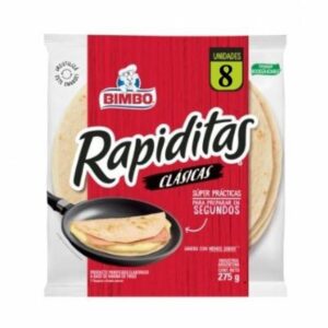 TORTILLAS BIMBO RAPIDITAS CLASICAS 8 UN