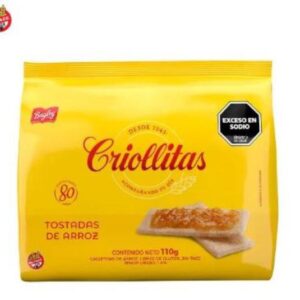 TOSTADAS DE ARROZ CRIOLLITAS 110 GR