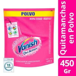 QUITAMANCHAS VANISH EN POLVO OXI ACTION 450 G