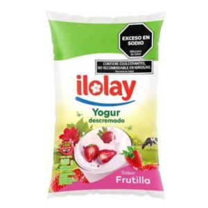 YOGUR BEBIBLE ILOLAY DESCREMADO DIETETICO SABOR FRUTILLA 900 GR