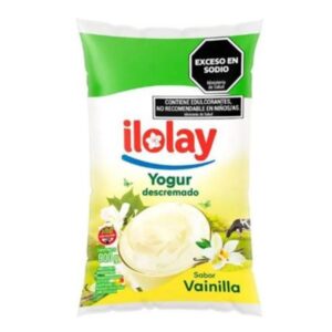 YOGUR BEBIBLE ILOLAY DESCREMADO DIETETICO SABOR VAINILLA 900 GR