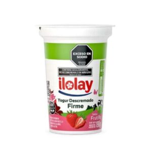 YOGUR FIRME ILOLAY DESCREMADO DIETETICO FRUTILLA 190 GR